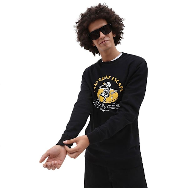 Vans Permanent Vacation Crew T-shirt Med Lång ärm Svart S Man
