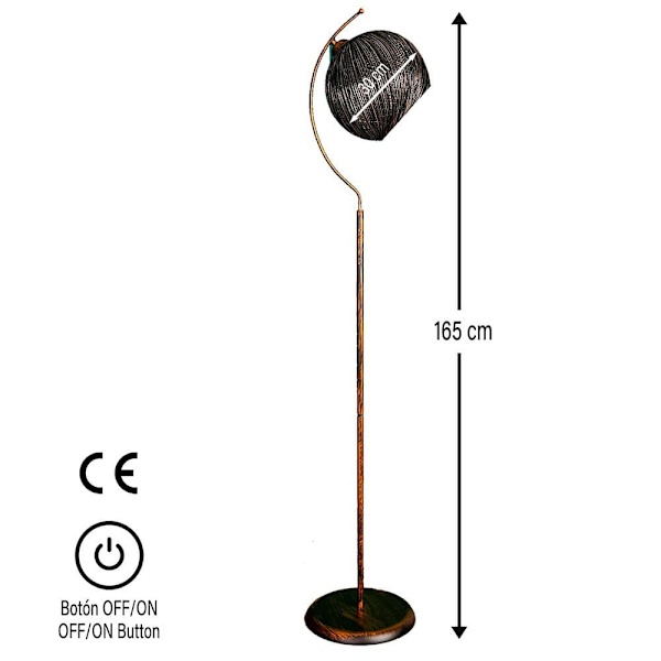 Wellhome Gulv Lampe Wh1071 Søvfarvet
