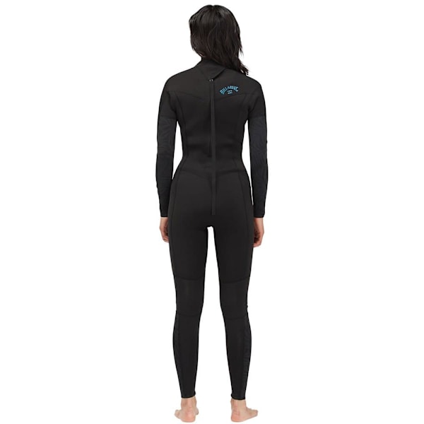 Billabong C 43g52 Synergy 3/2mm Synergy 3/2mm Kortærmet Dragt Med Lynlås Bagpå Sort 12