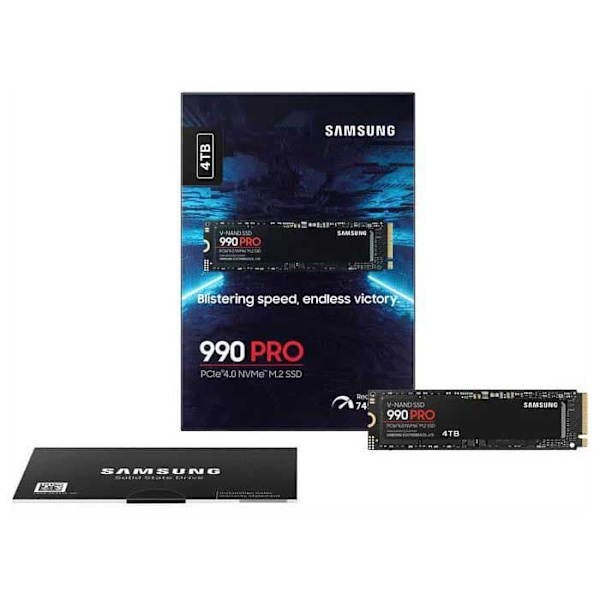 Samsung Extern Ssd Hårddisk 990 Pro Series 4tb Svart