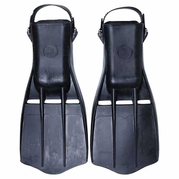 Tecnomar Dykkerfinner Profesional Sort EU 43-45
