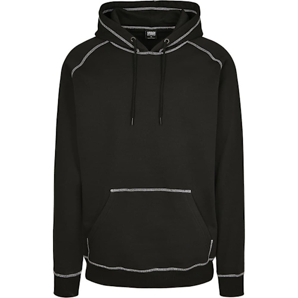 Urban Classics Contrast Stitching Hættetrøje Sort L Mand