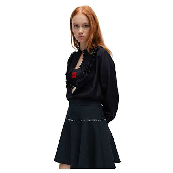 Hugo Bluse Erallia 10255217 Sort 40 Kvinde