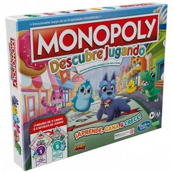 Hasbro Min Første Monopoly Flerfarvet