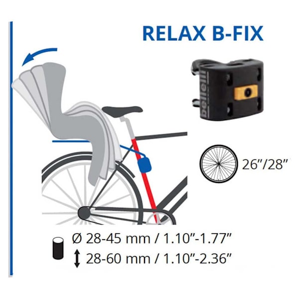 Bellelli Monteringssystem B-fix Sort  Dreng