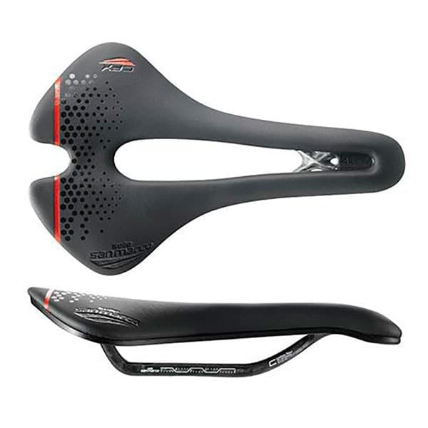 Selle San Marco Carbon Fx Smal Sadel Aspide Short Open-fit Sort 132 mm