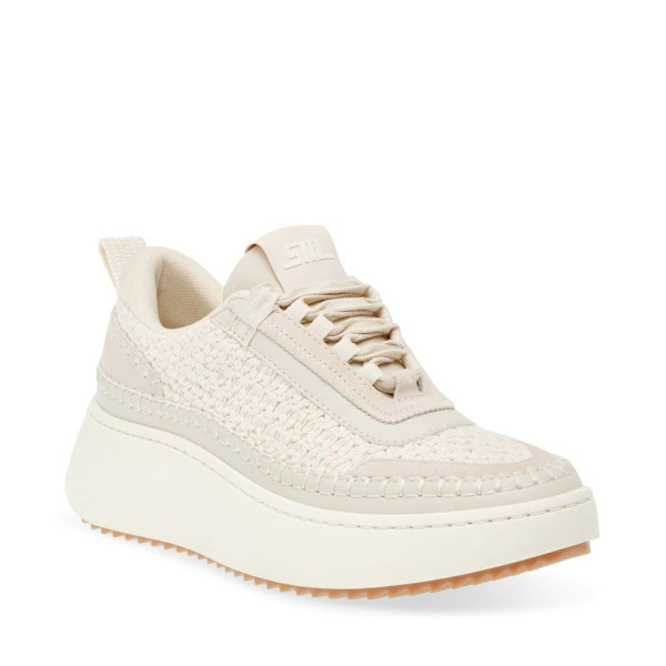 Steve Madden Wedge Trainers Doubletake Beige EU 38 Kvinna