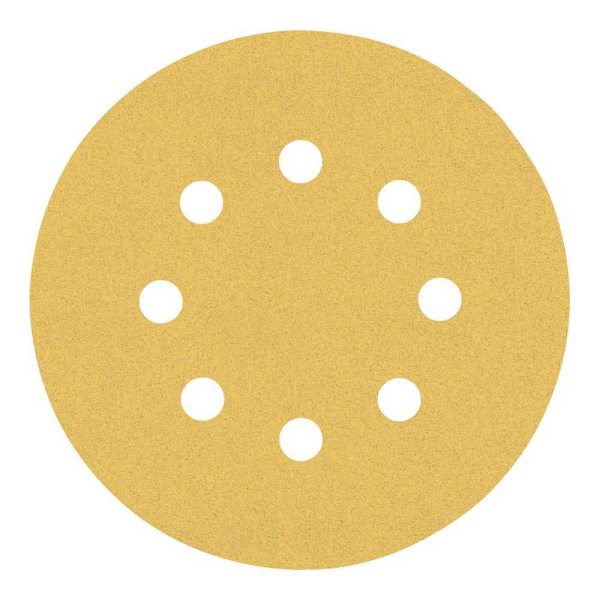 Bosch Professional Excentrisk Griptape Expert C470 125 Mm 8p G120 125 Mm 50 Enheder Gylden