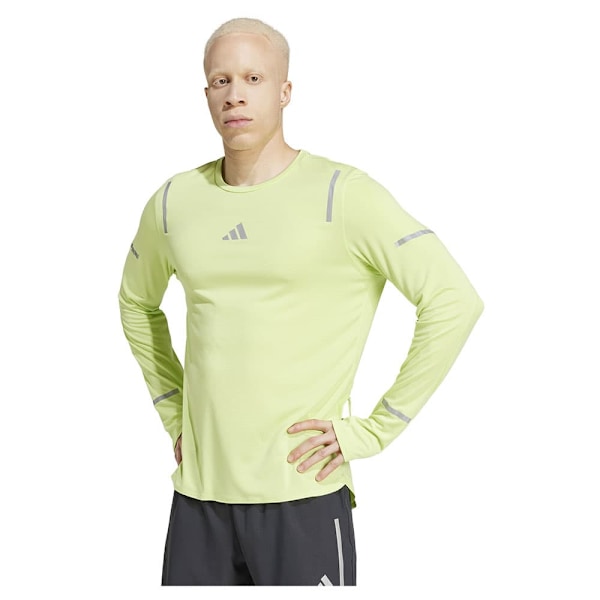 Adidas Ultimate Running Reflective Pitkähihainen T-paita Keltainen M Mies