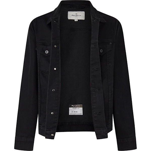 Pepe Jeans Pinners Coated Denimjakke Sort L Mand