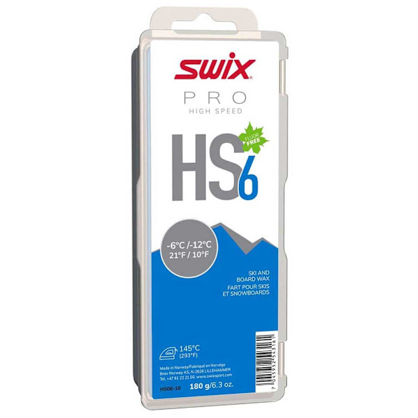 Swix Brädevax Hs6-6ºc/-12ºc 180 G Vit,Blå