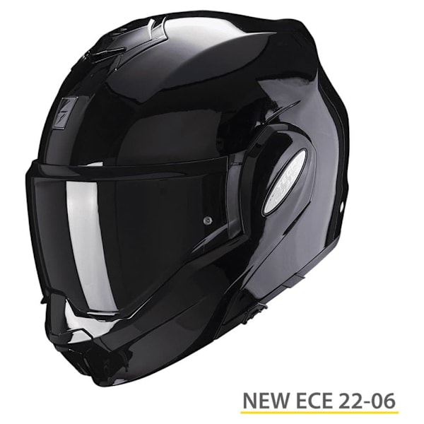 Scorpion Modulær Hjelm Exo-tech Evo Solid Sort XL