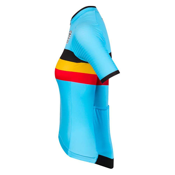 Bioracer Lyhythihainen Jersey Belgium Icon Classic Monivärinen S Nainen