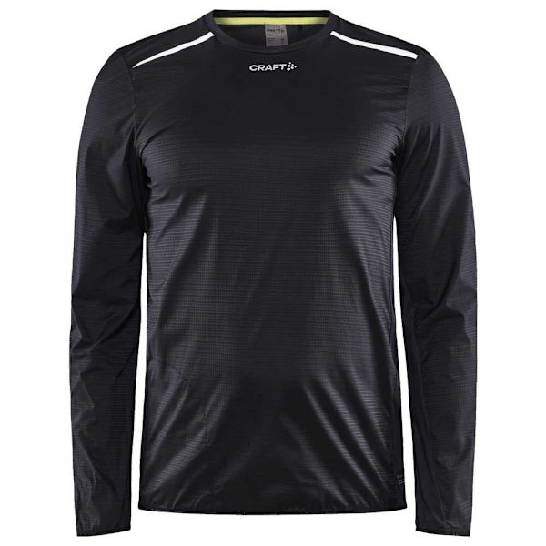 Craft Langærmet Basislag Pro Hypervent Wind Top Sort M Mand