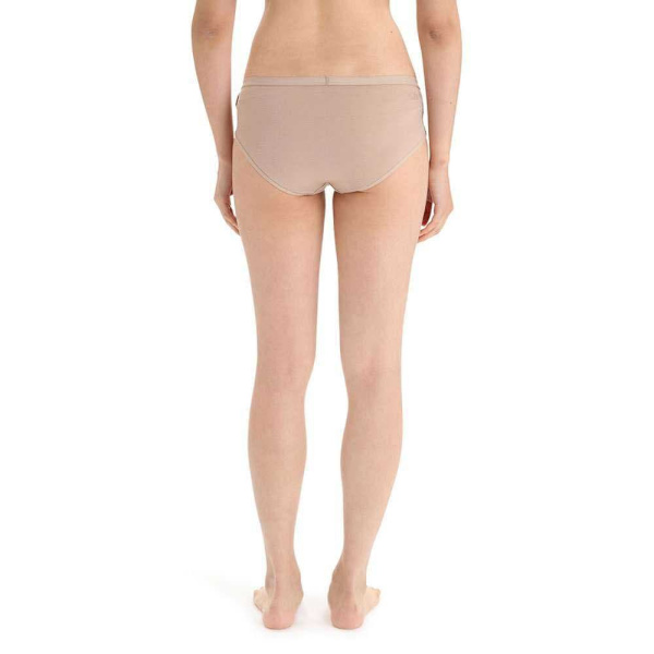 Icebreaker Bikini Underdel Siren Hipkini Beige L Kvinna