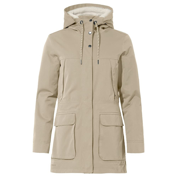 Vaude Manukau Ii Parka Beige 44 Kvinna