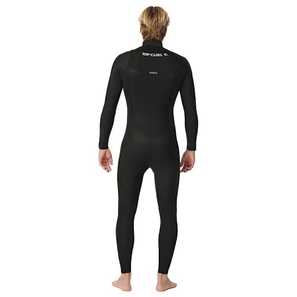 Rip Curl Langærmet Neoprendragt Med Brystlynlås D/patrol Perf 3/2 Mm Gb Stm Sort S
