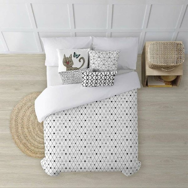 Muare Nordic Case Indian Cotton Reverse För Säng 200x200 Cm