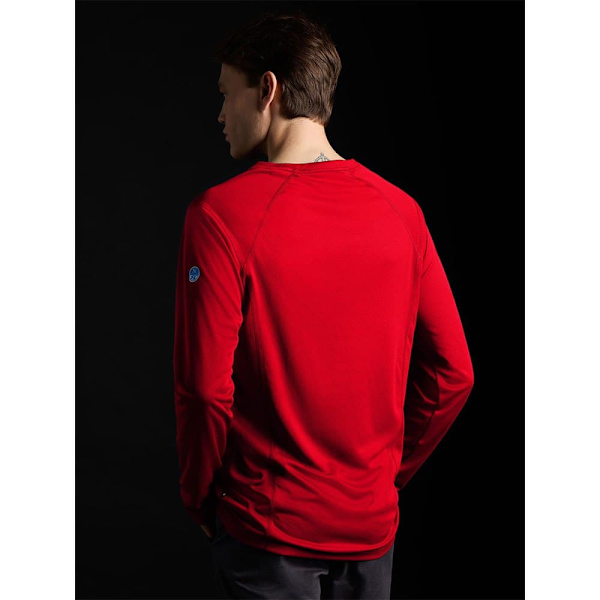 North Sails Performance Regatta Tech Langærmet Baselayer Rød XL Mand