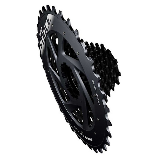 Sram Kassette Force Axs Xg-1270 Sort,Søvfarvet 12s / 10-28t