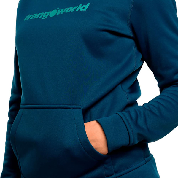 Trangoworld Poppi Hættetrøje Blå S Kvinde