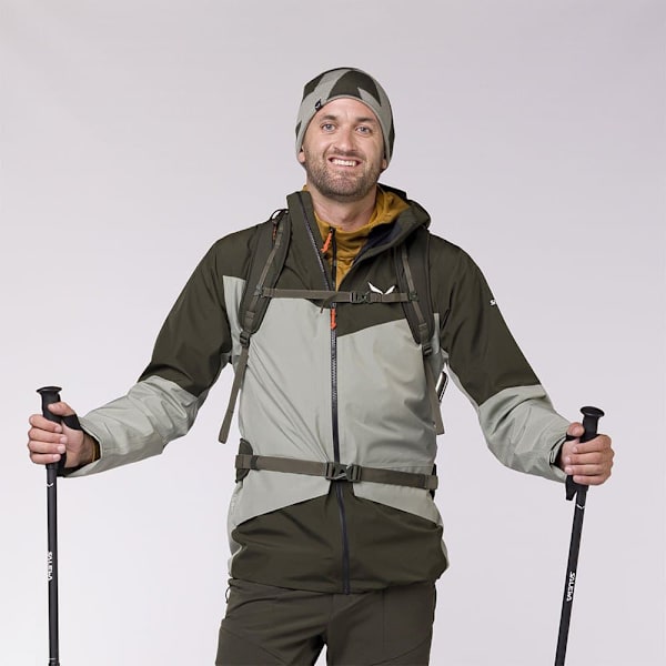 Salewa Puez Goretex 2l Jakke Grå S Mand
