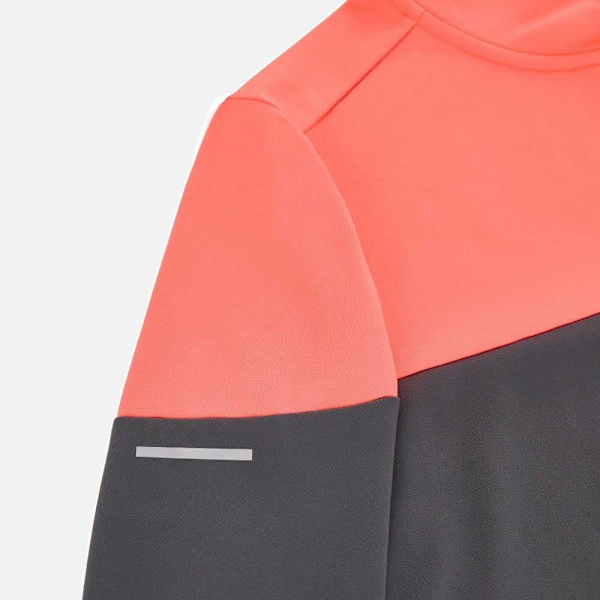 Macron Delia Halv Lynlås Sweatshirt Grå L Kvinde