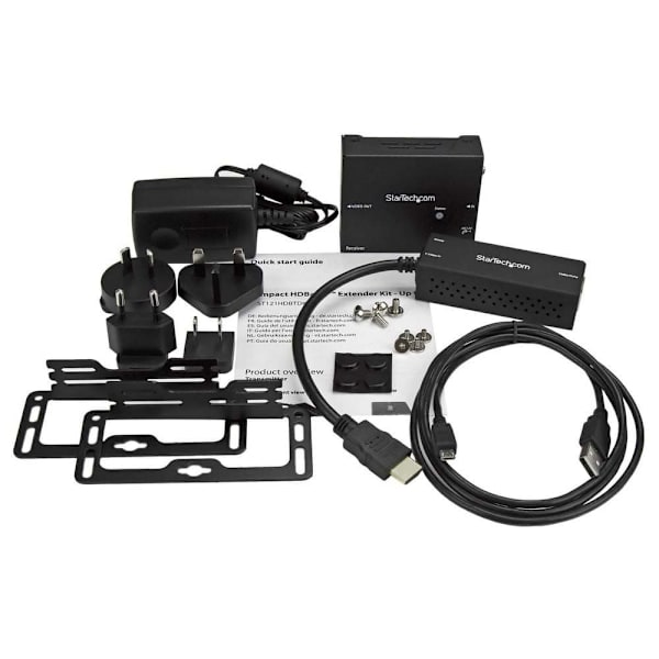 Startech Kompakt Hdmi Kit Extensor 4k Sort