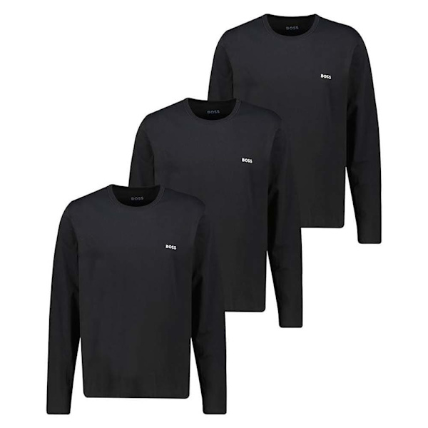 Boss Classic 10243514 01 Långärmad Baslager 3 Enheter Svart M Man