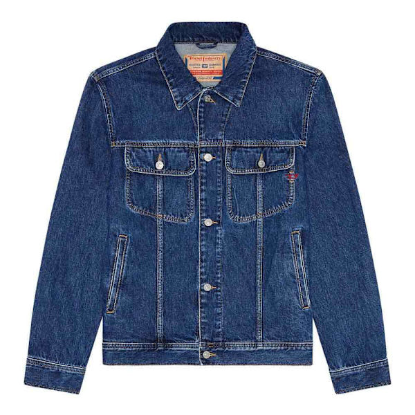 Diesel A03885-09i27 Barcy Jeansjacka Blå L Man