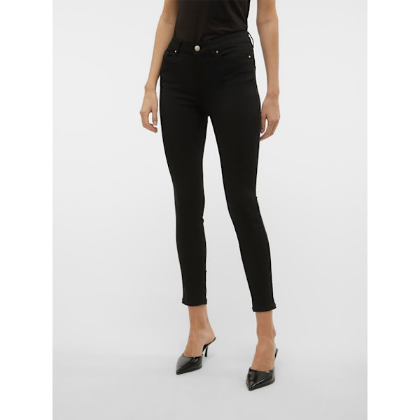 Vero Moda Flash Skinny Li140 Jeans Sort S / 32 Kvinde