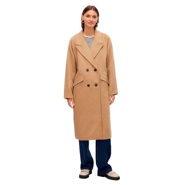 Vero Moda Harper Long Frakke Brun S Kvinde