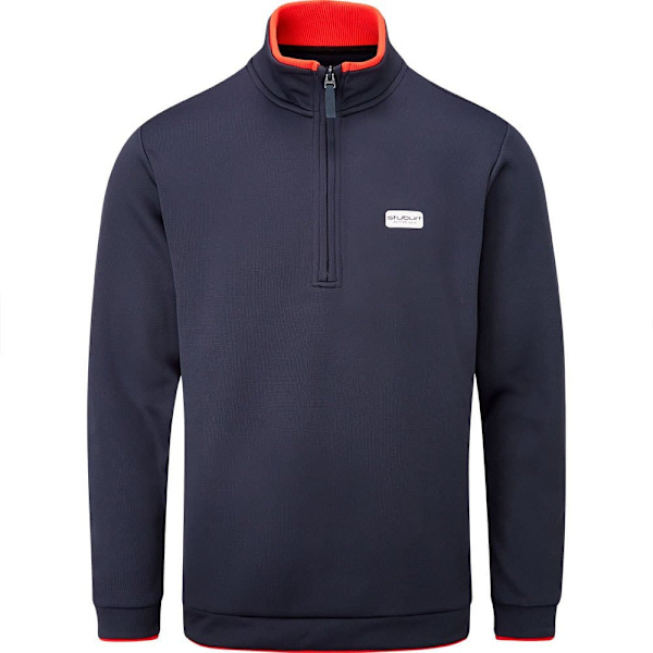 Stuburt Halv Lynlås Fleece Active Tech Blå 2XL Kvinde