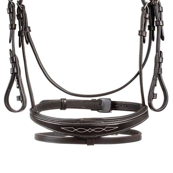 Equestro Anatomic Soft Stitched Träns Brun Extra Full