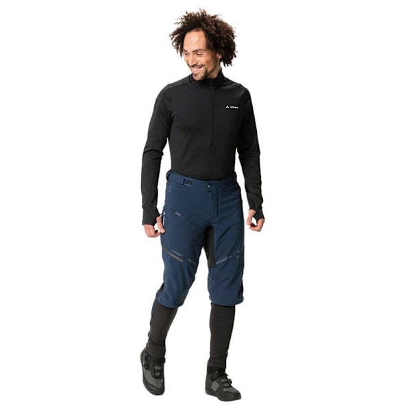 Vaude Bike Byxor Virt Softshell Ii Blå M Man