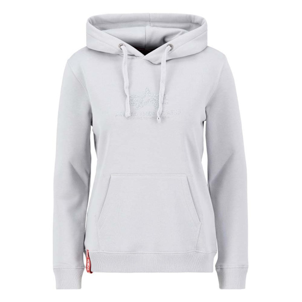Alpha Industries New Basic G Hættetrøje Hvid L Kvinde