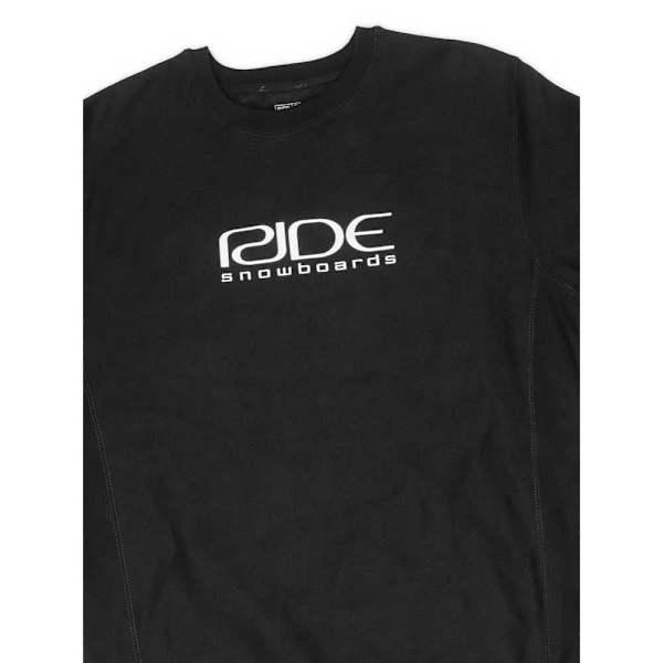 Ride Zero Logo Crew Sweatshirt Sort XL Mand