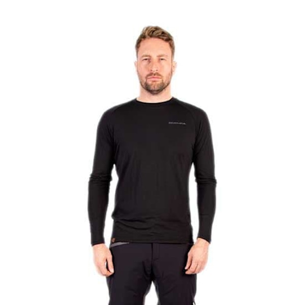 Endura Långärmad Basskikt Baabaa Svart 2XL Man