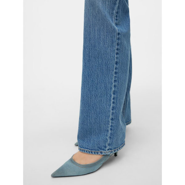 Vero Moda Tessa Straight Li3114 Højtaljede Jeans Blå 31 / 32 Kvinde