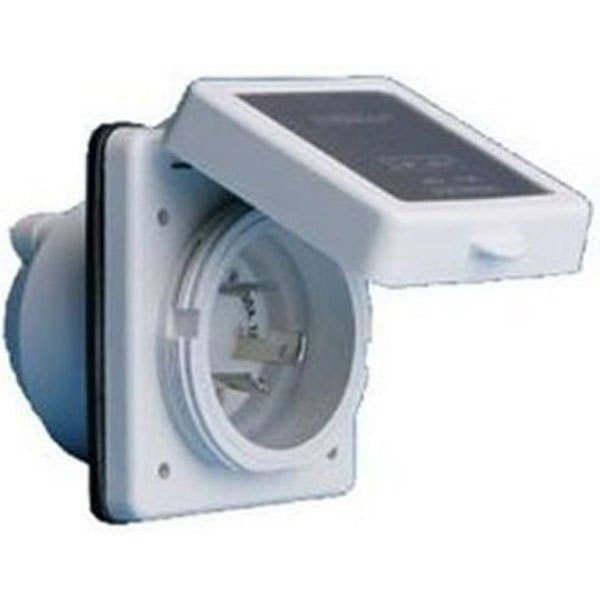 Marinco Polycarbonat Fatning 32a 220v Hvid