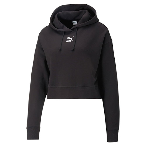 Puma Select Hættetrøje Classics Cropped Sort XS Kvinde