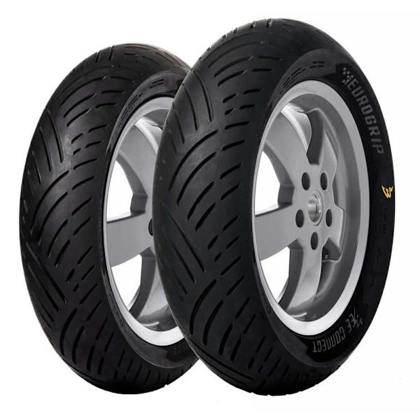Eurogrip Bee Connect 48s Tl Skootterin Etu-/takarengas Hopeinen 110 / 70 / R13