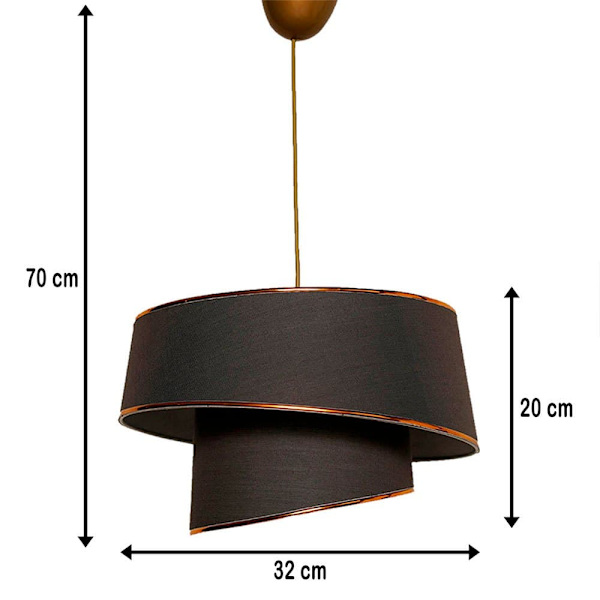 Wellhome Hängande Lampa Wh1166 Grå