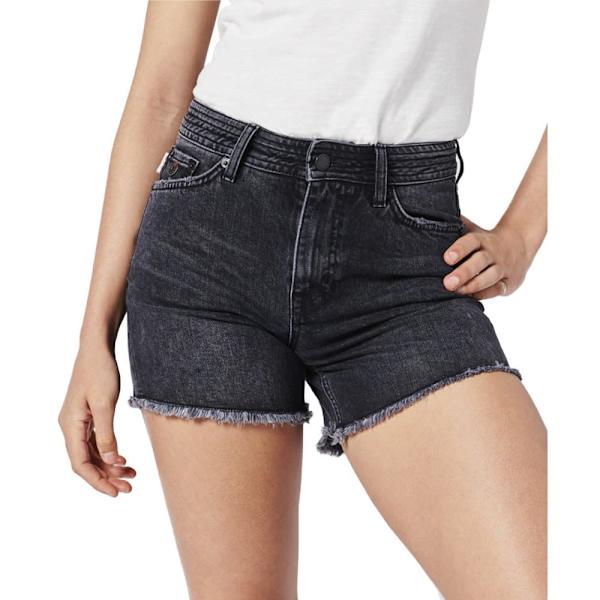 Superdry Shorts Vintage Mid Rise Slim Svart 26 Kvinna