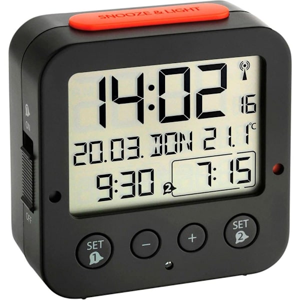 Tfa Dostmann Clockradio 60.2528.01 Søvfarvet