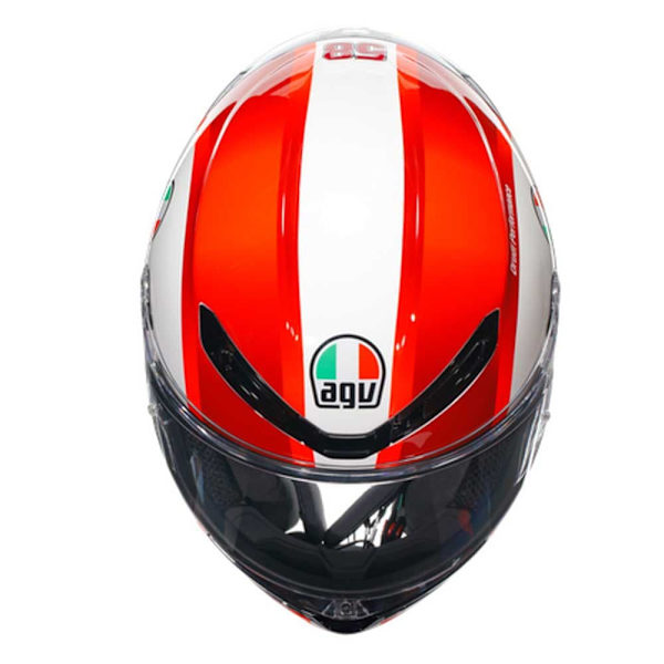 Agv Koko Kasvot Kypärä K6 S E2206 Mplk Punainen,Valkoinen XL