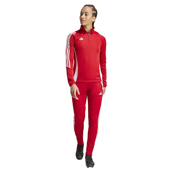 Adidas Half Zip Sweatshirt Training Tiro24 Röd 2XS / Regular Kvinna