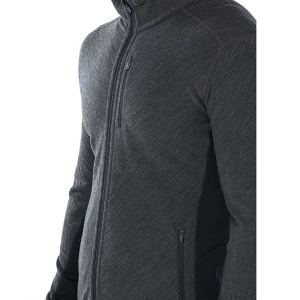 Icebreaker Sweatshirt Descender Merino Grå S Mand