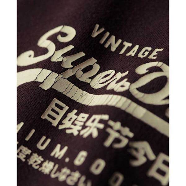 Superdry Classic Vl Graphic Halv Lynlås Sweatshirt Brun 2XL Mand