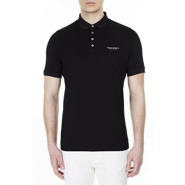 Armani Exchange 8nzf80-z8h4z Kortärmad Polotröja Svart XL Man